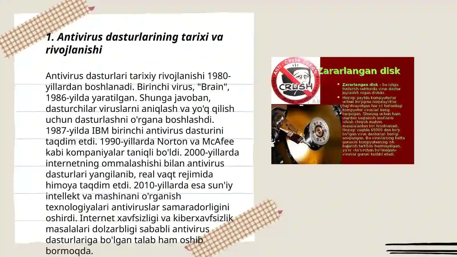 Antivirus dasturlarining tarixi va rivojlanishi 3