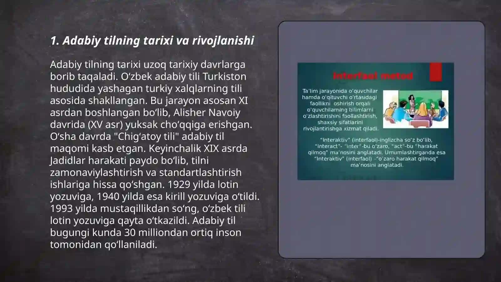 Hozirgi ozbek adabiy tilida lison nutq meyor masalalari 3