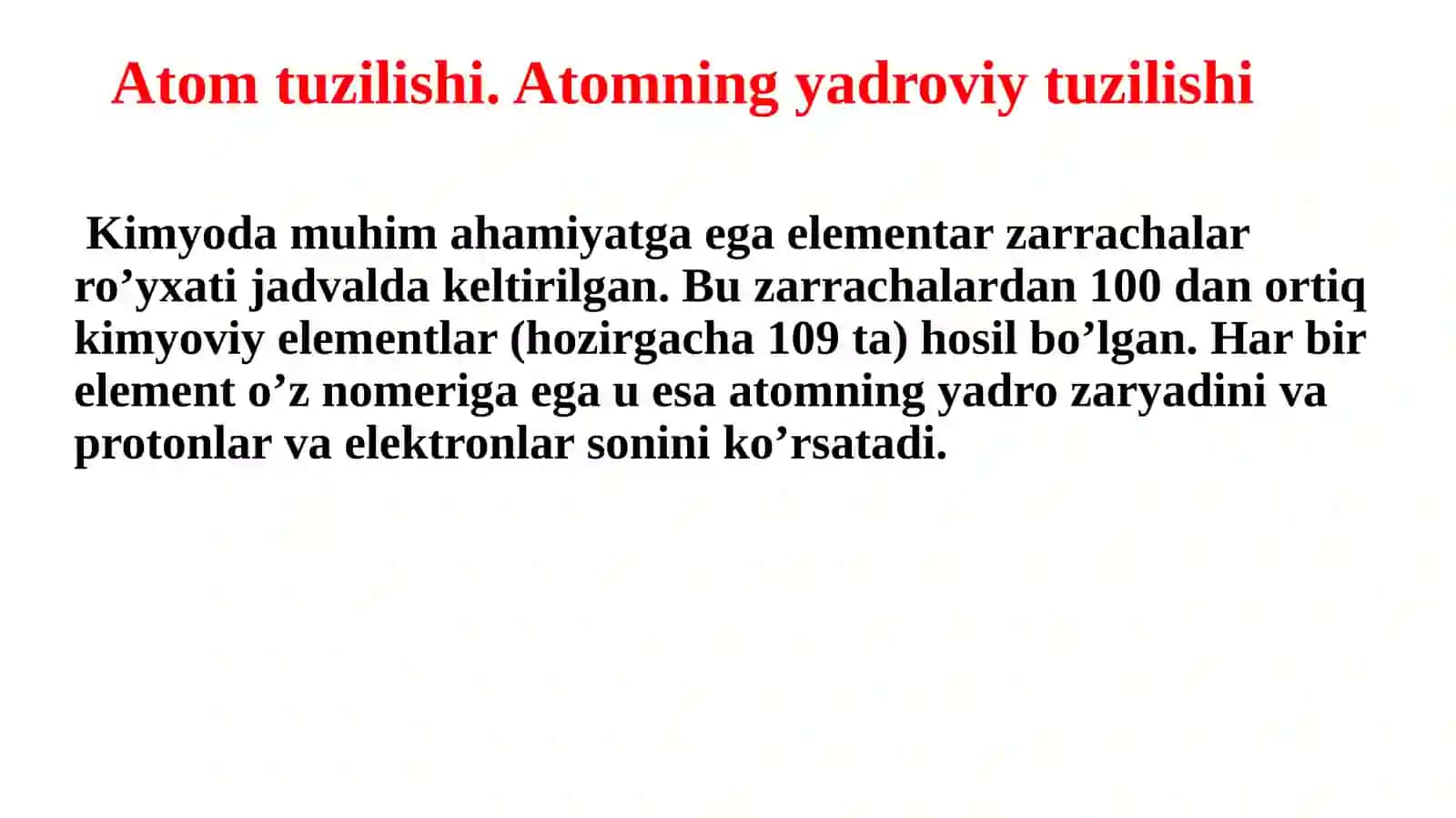 Atom tuzilishi 3