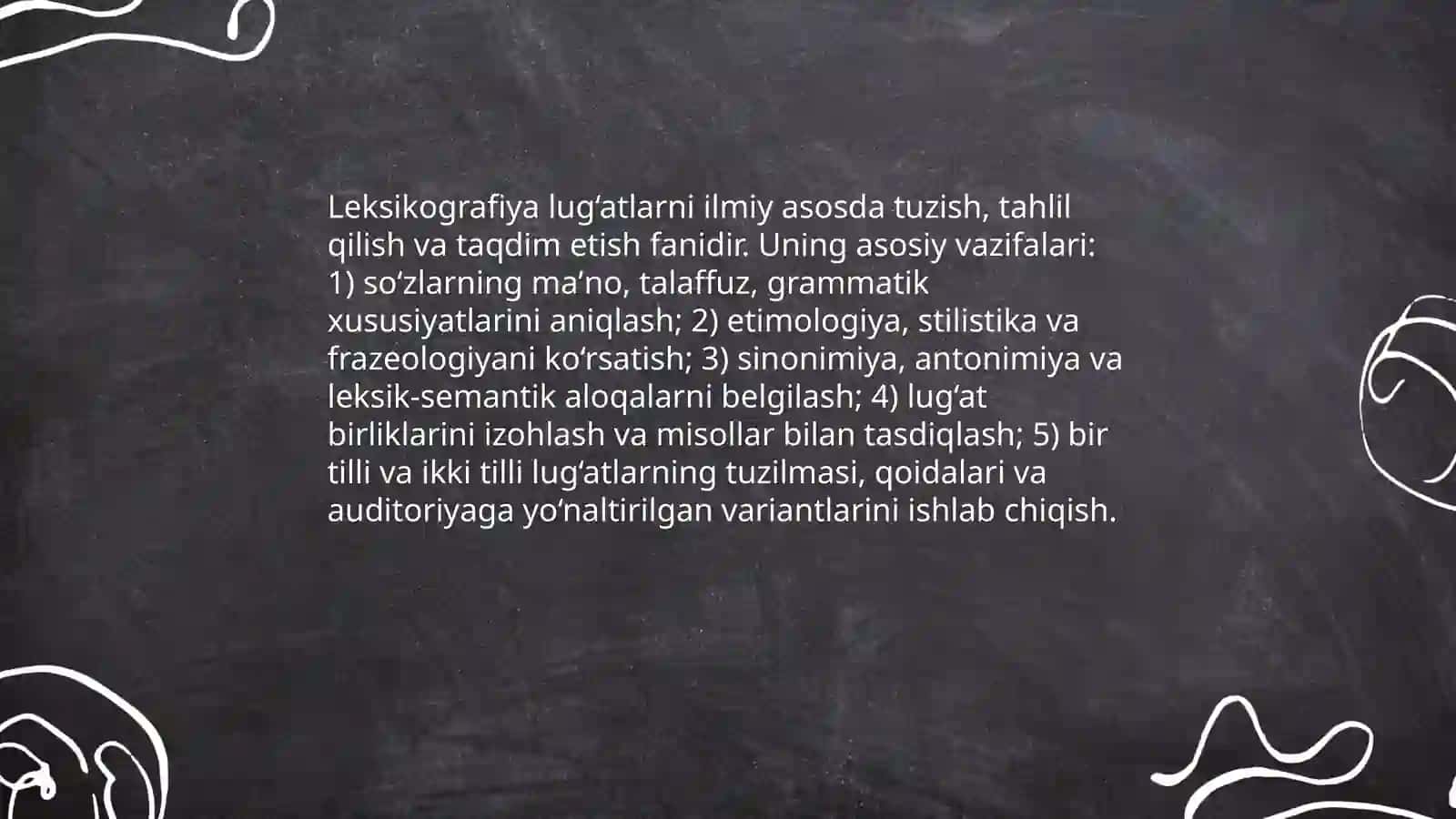 O‘zbek leksikografiyasi. Bir tilli va ikki tilli lug‘atlar bilan tanishish 3