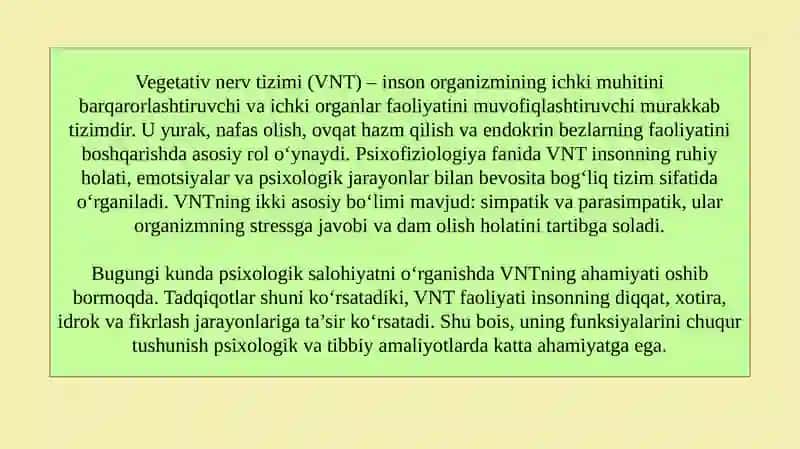 Vegetativ nerv tizimining psixologik funksiyalardagi ahamyati 3