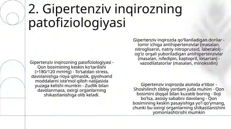 Gipertonik Krizda Ishlatiladigan Dori Vositalari 3