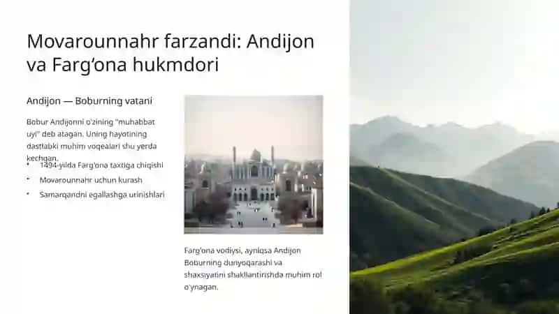 Zahiriddin Muhammad Bobur: Buyuk sarkarda va shoir 3