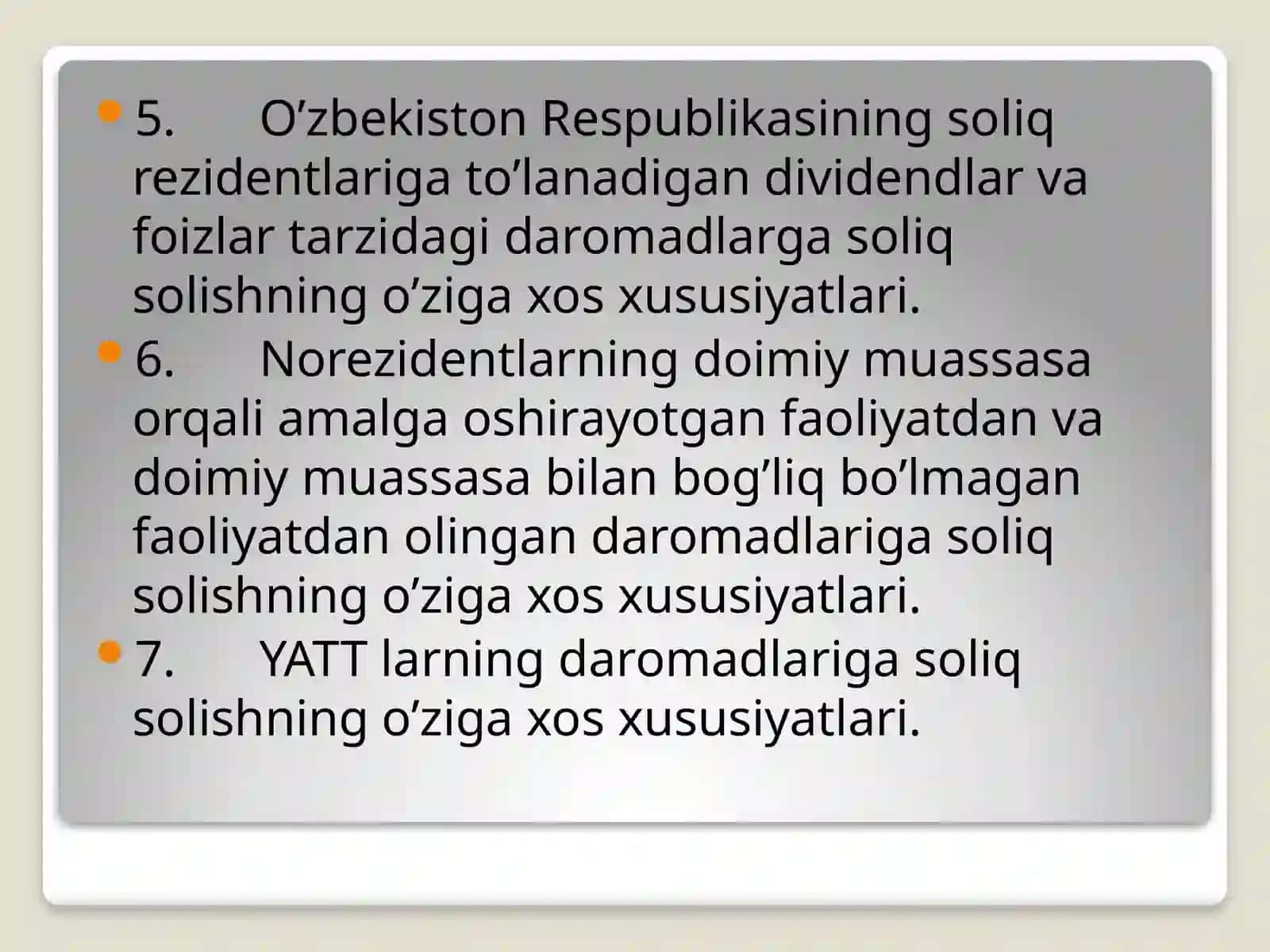 Foydasolig’i 3
