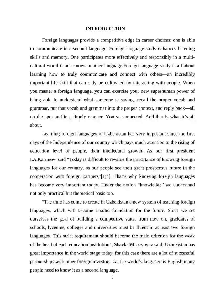 Course Paper on Theoretical Foundations of Teaching English Vocabulary to Children 3