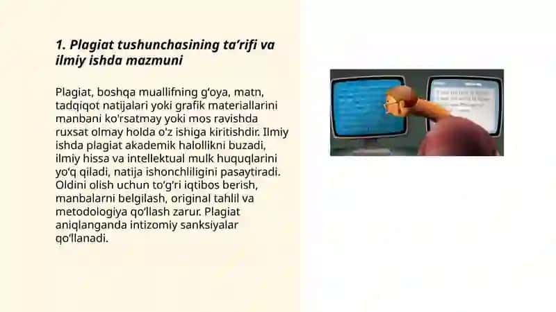 Ilmiy ishda plagiat tushunchasi 3