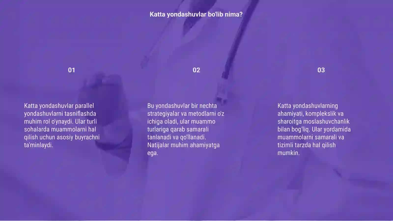 Parallel yondashuvlarni tasniflash 3