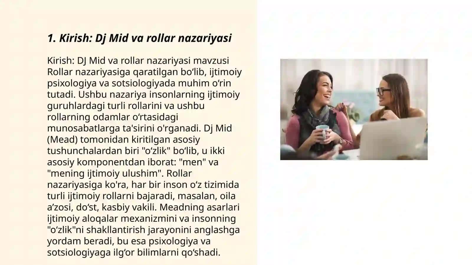 Dj Mid va rollar nazariyasi 3