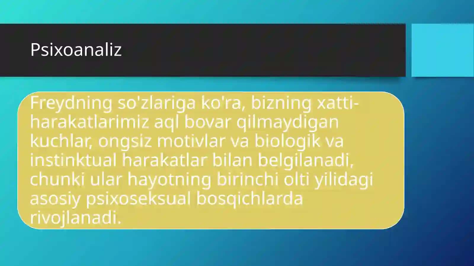 Psixoanaliz 3