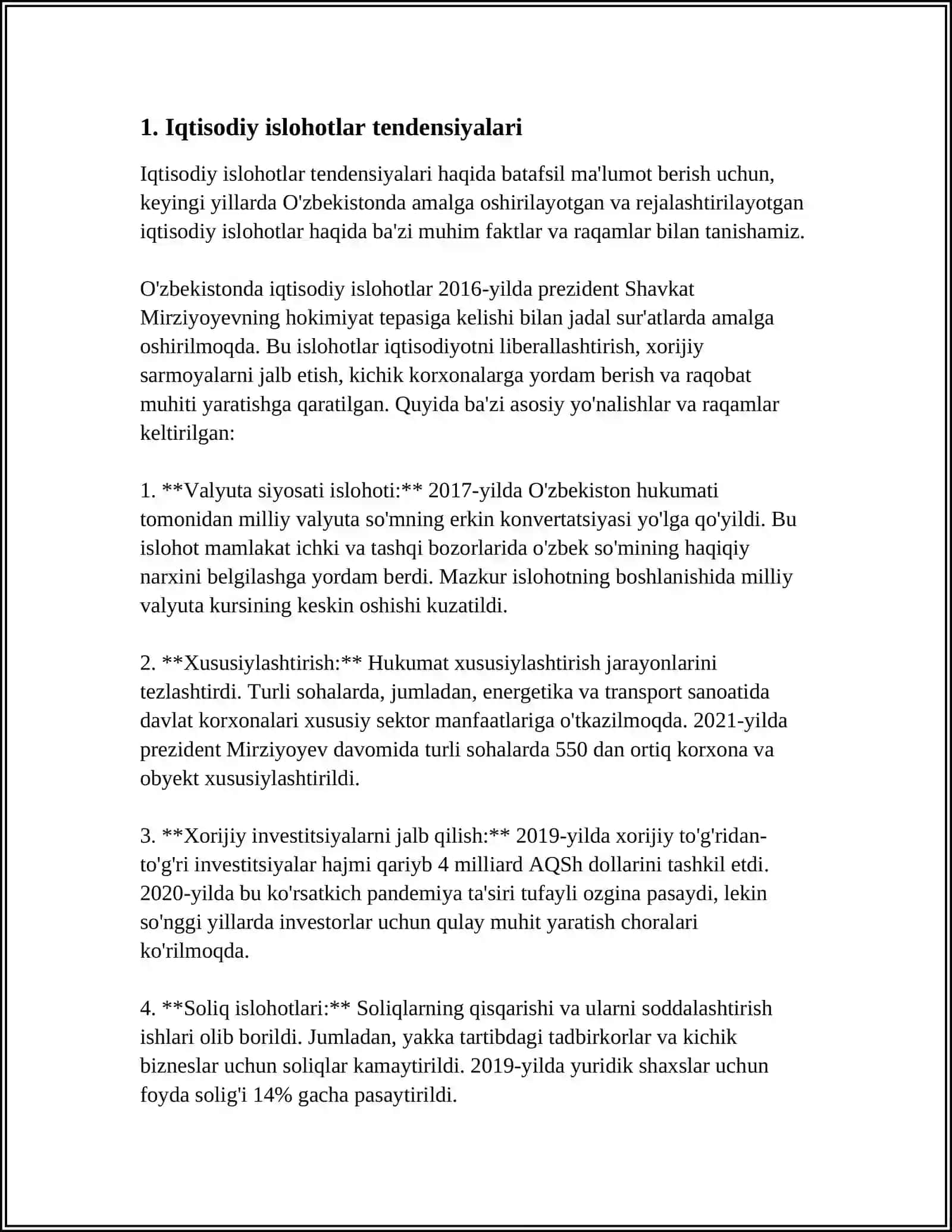 IQTISODIY O'ZGARISHLAR 3