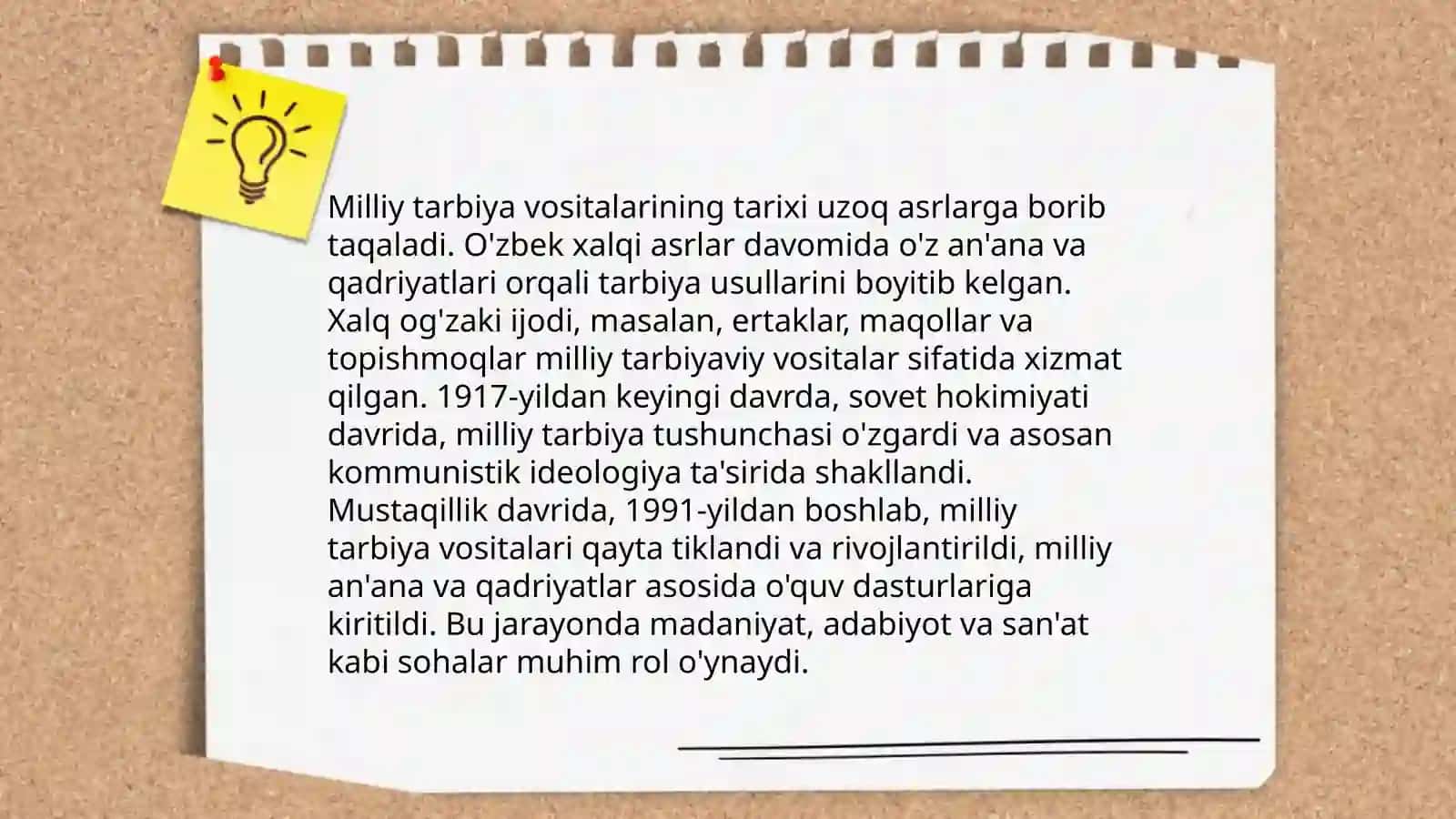 Milliy tarbiya vositalari 3