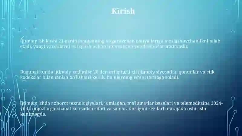 Ijtimoiyishchikasbi.Zamonaviytalablari 3