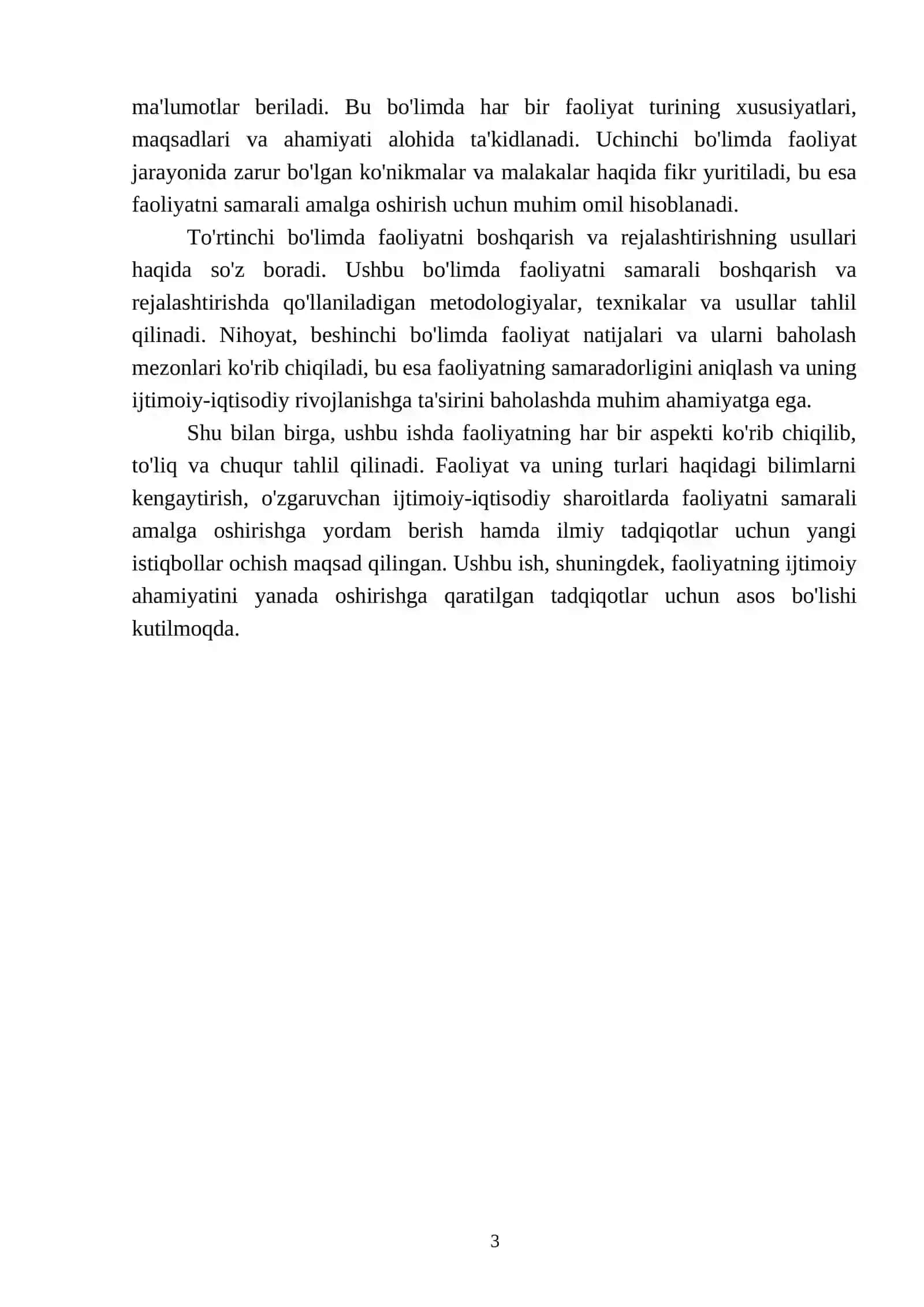 Faoliyat va uning turlari 3