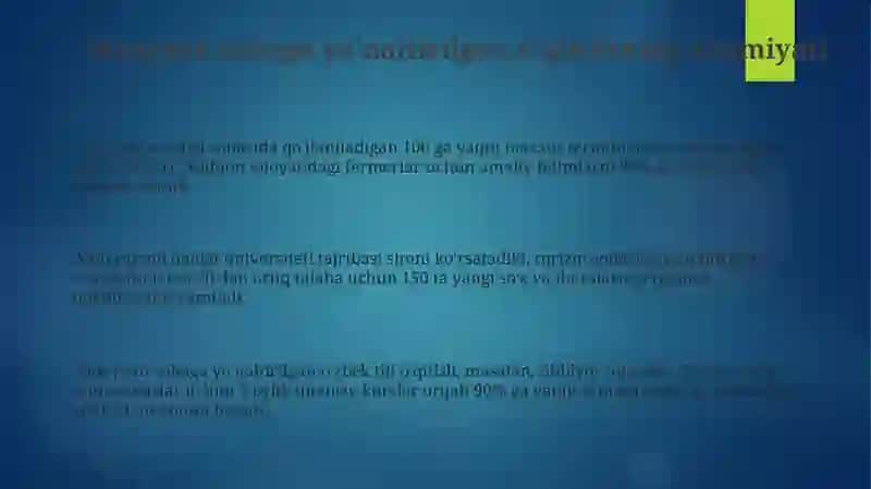 Ozbek tilini sohaga yoʻnaltirib oʻqitishning maqsadi, vazifalari 3
