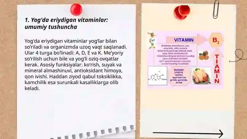 Yogʻda eriydigan vitaminlar 3