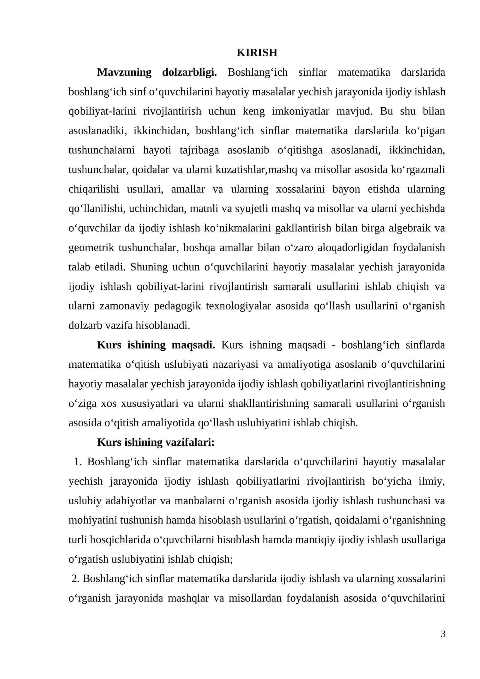 Boshlang’ich sinflarda matematikadan og’zaki va yozma hisoblashga doir didaktik o’yinlar tizimini ishlab chiqish metodikasi (2-sinf misolida) 3