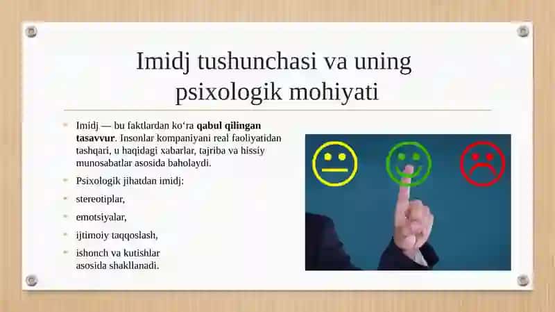 Kompaniya (firma) imidji psixologiyasi 3