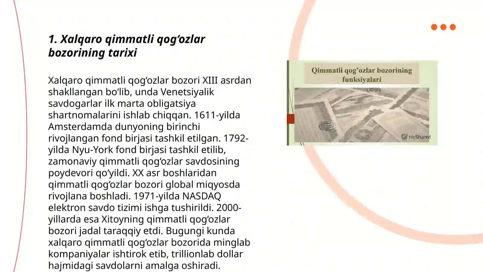 Xalqaro qimmatli qog‘ozlar iqtisodiy mohiyati va qo‘llanish xususiyatlari 3