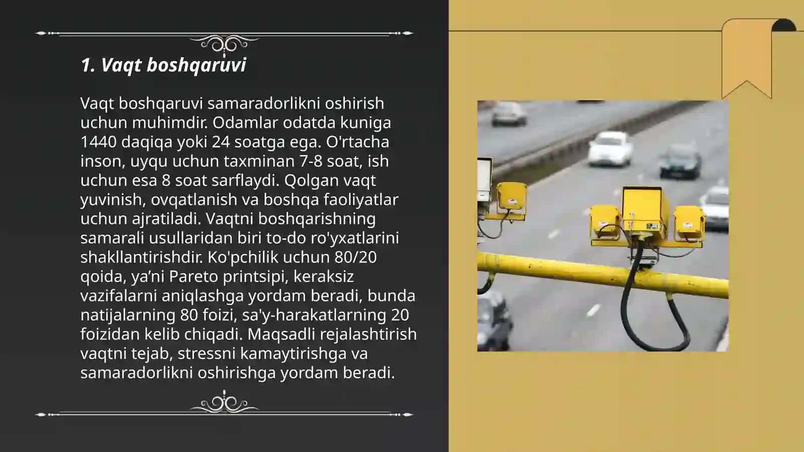 Vaqt boshqaruvi 3