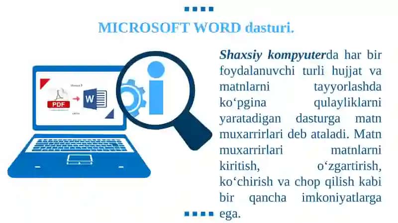 Matn axborotlarini qayta ishlash texnologiyalari 3