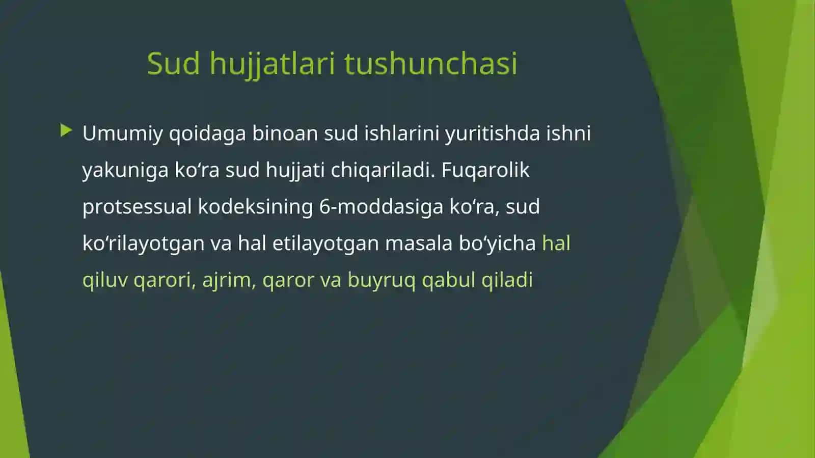 BIRINCHI INSTANSIYA SUDINING HUJJATLARI 3