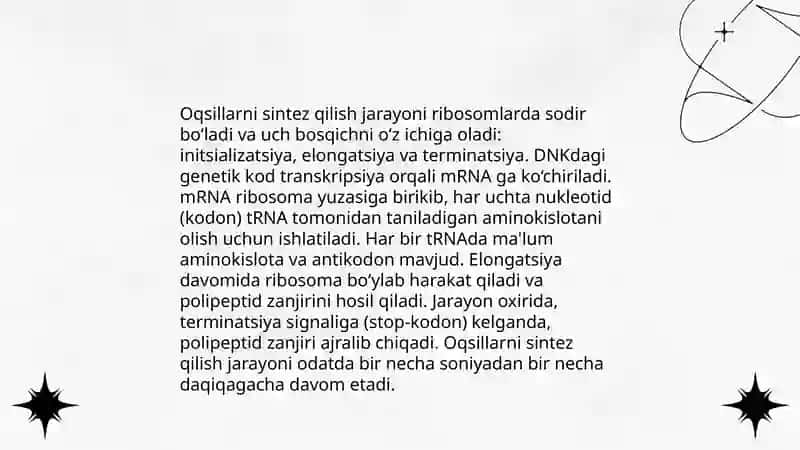 Oqsillar 3
