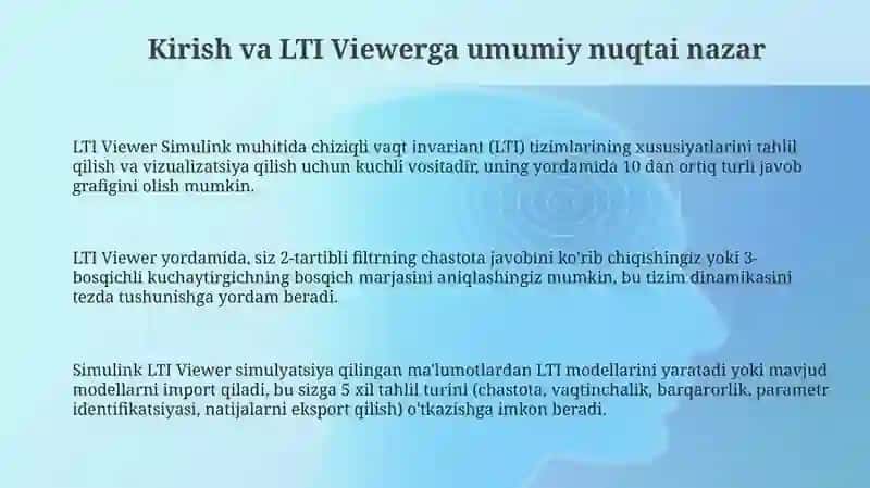 Simulink LTI viwer visitasi 3