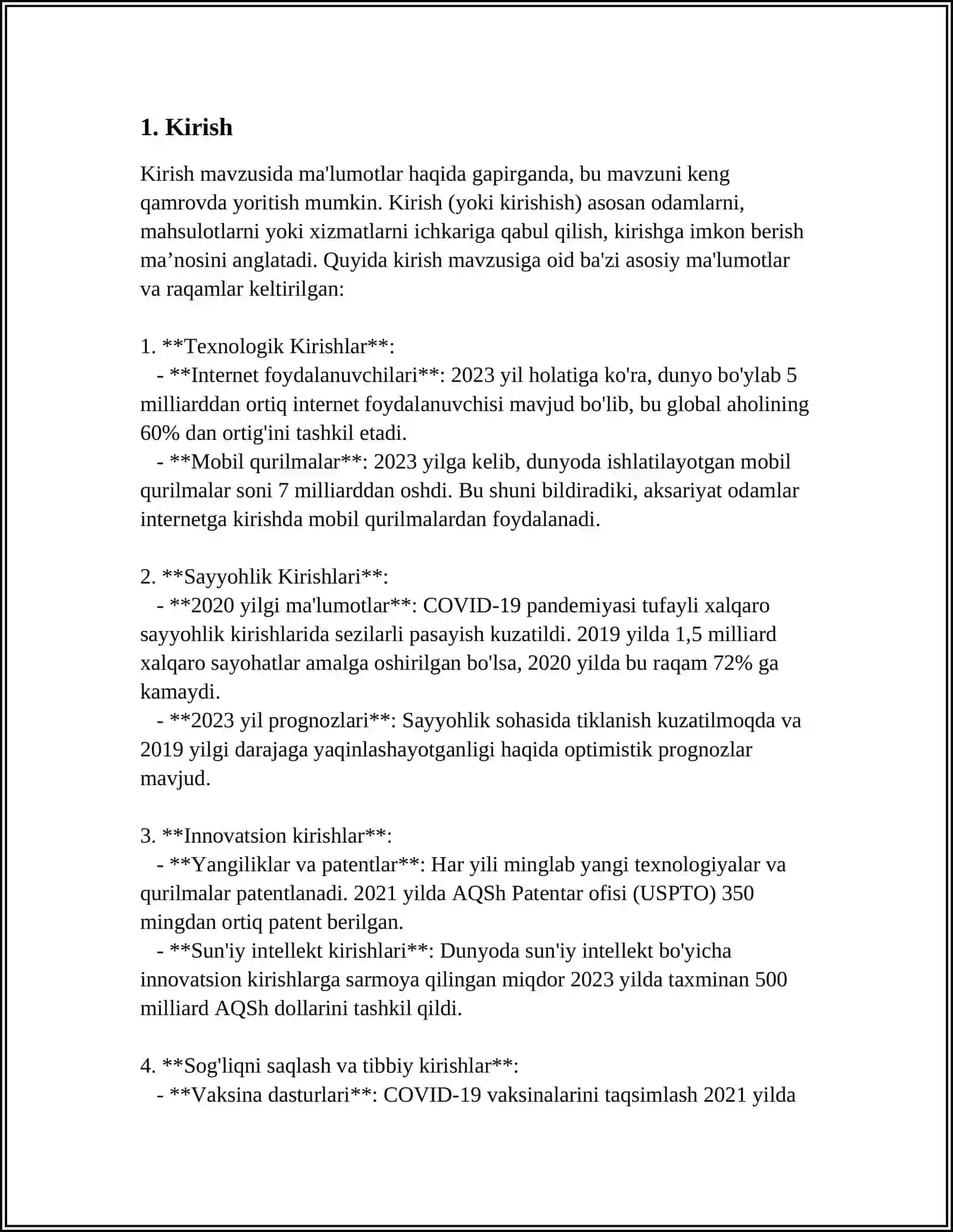 MULKCHILIKNING TURLI SHAKLLARIDAGI (AKSIYADORLIK, XUSUSIY, JAMOA) DORIXONA-BIZNES REJASINI TUZISH 3