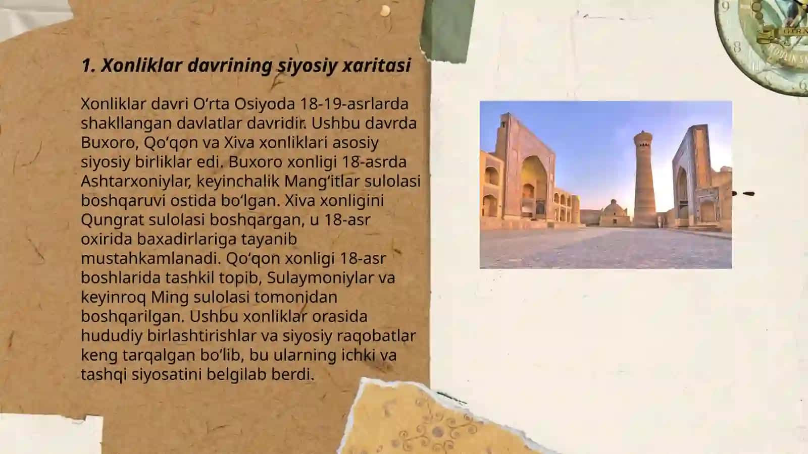Xonliklar davri tarixiy geografiyasi 3