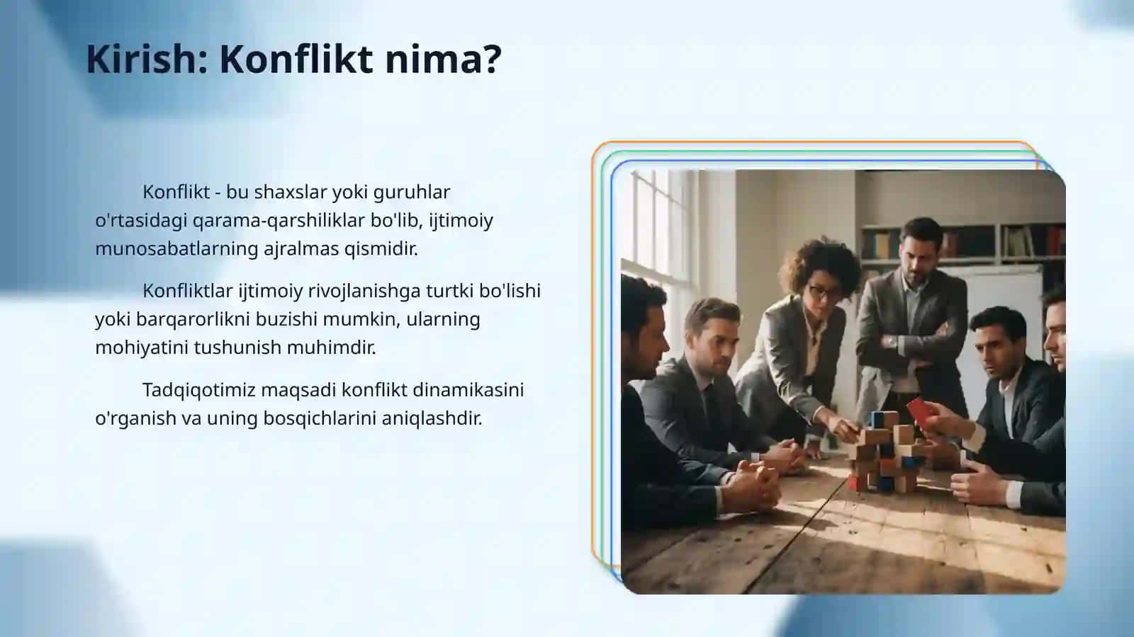 Konflikt dinamikasi va uning bosqichlari 3