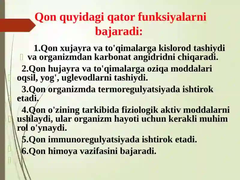 Bolalarda qon va qon yaratuvchi tizimi 3