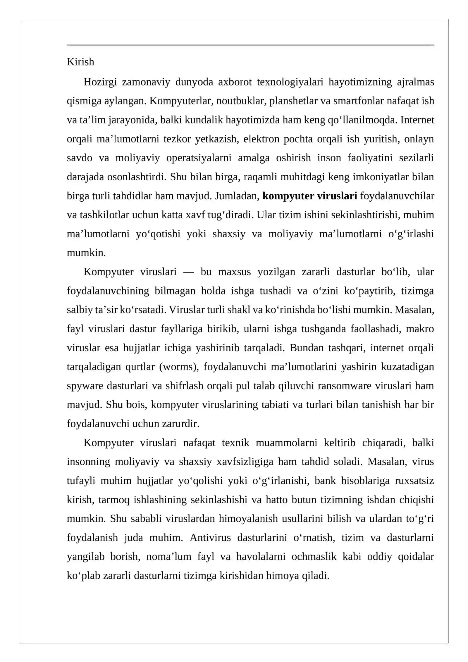 Kompyuter viruslari va viruslardan himoyalanish 3