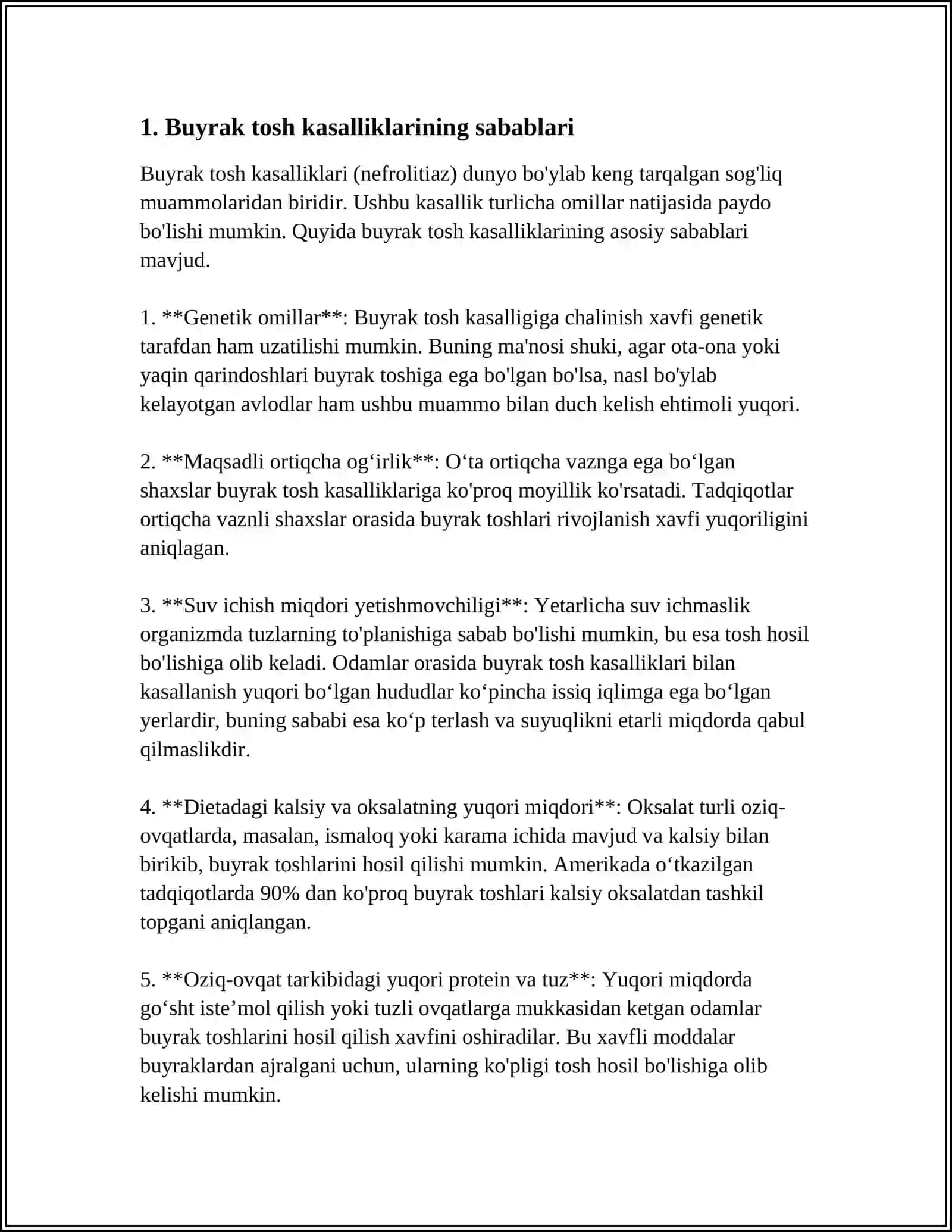 BUYRAK TOSH KASALLIKLARI 3