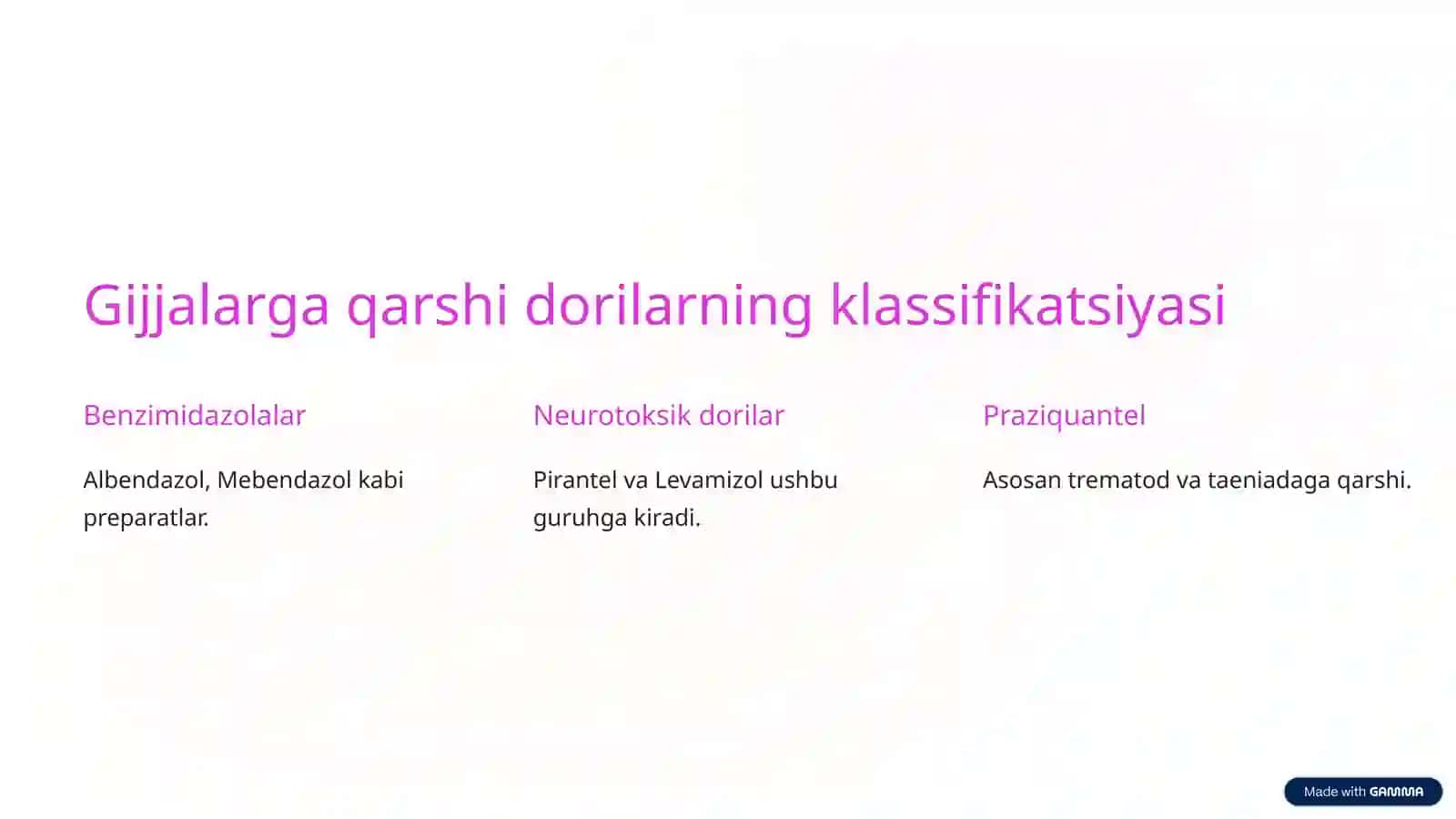 Gijjalarga qarshi vositalar 3
