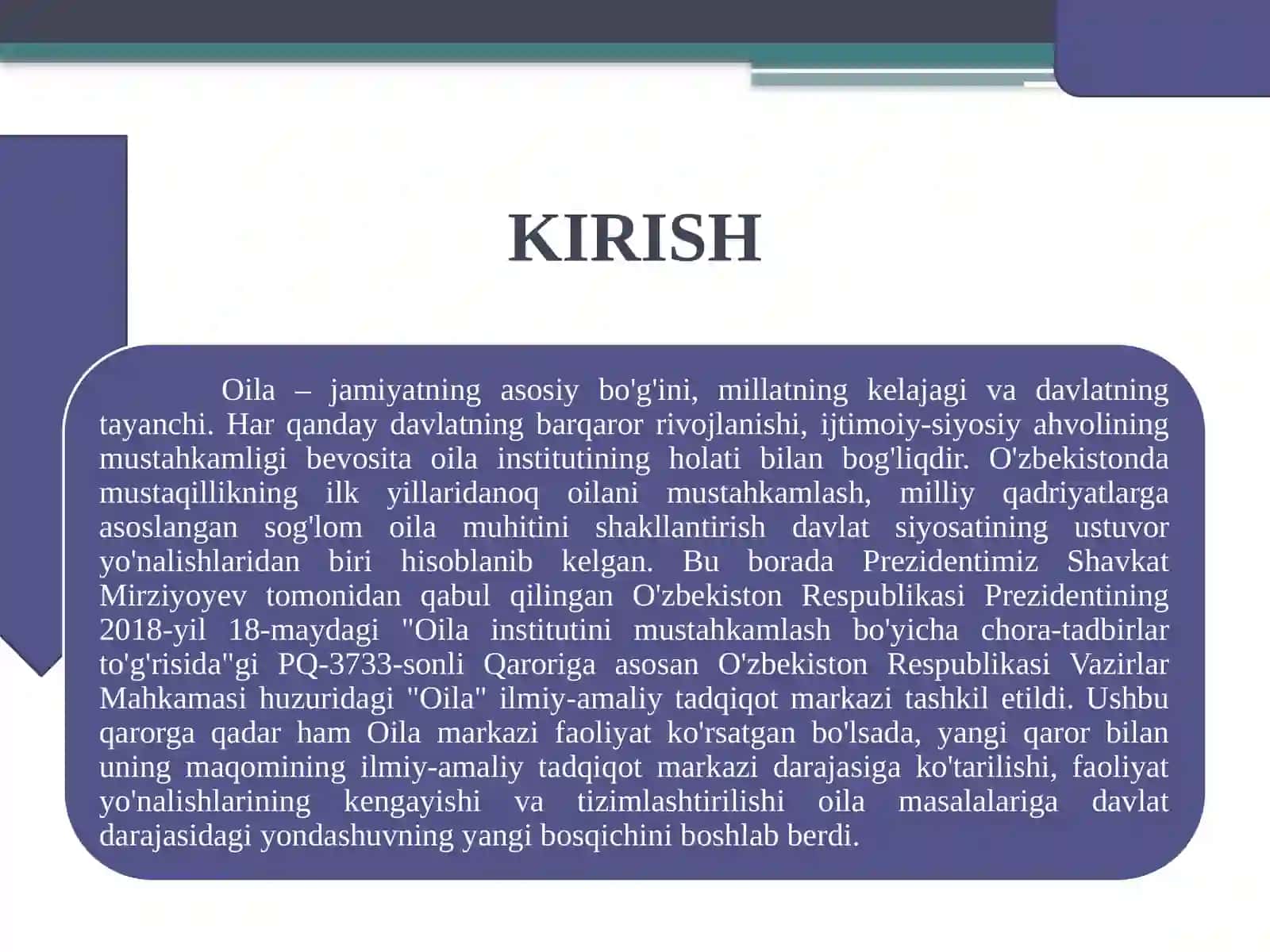 OILA PEDAGOGIKASI 3