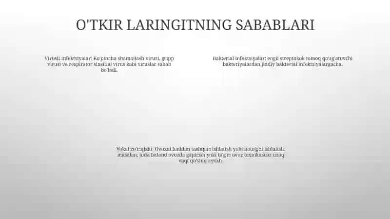 Laringit Kasalligining Kelib Chiqish Sabablari Va Asoratlari 3