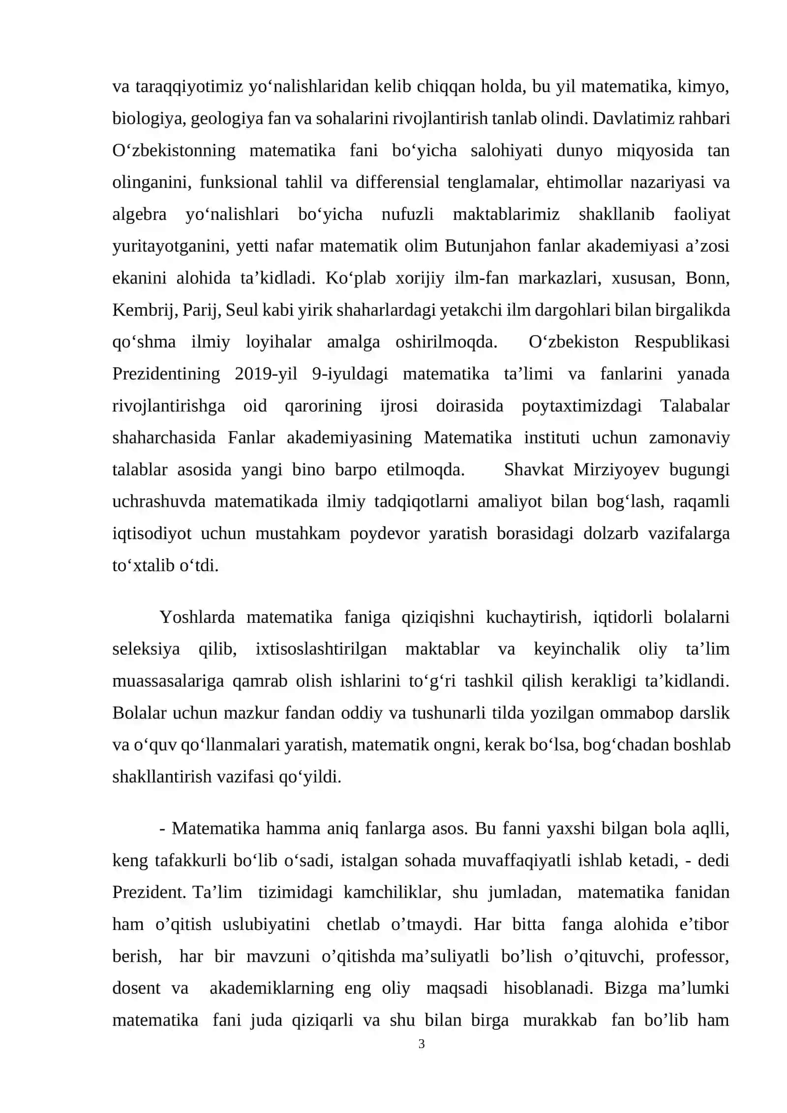 Chegaralari cheksiz xosmas integrallar va ularning yaqinlashishi.. 3
