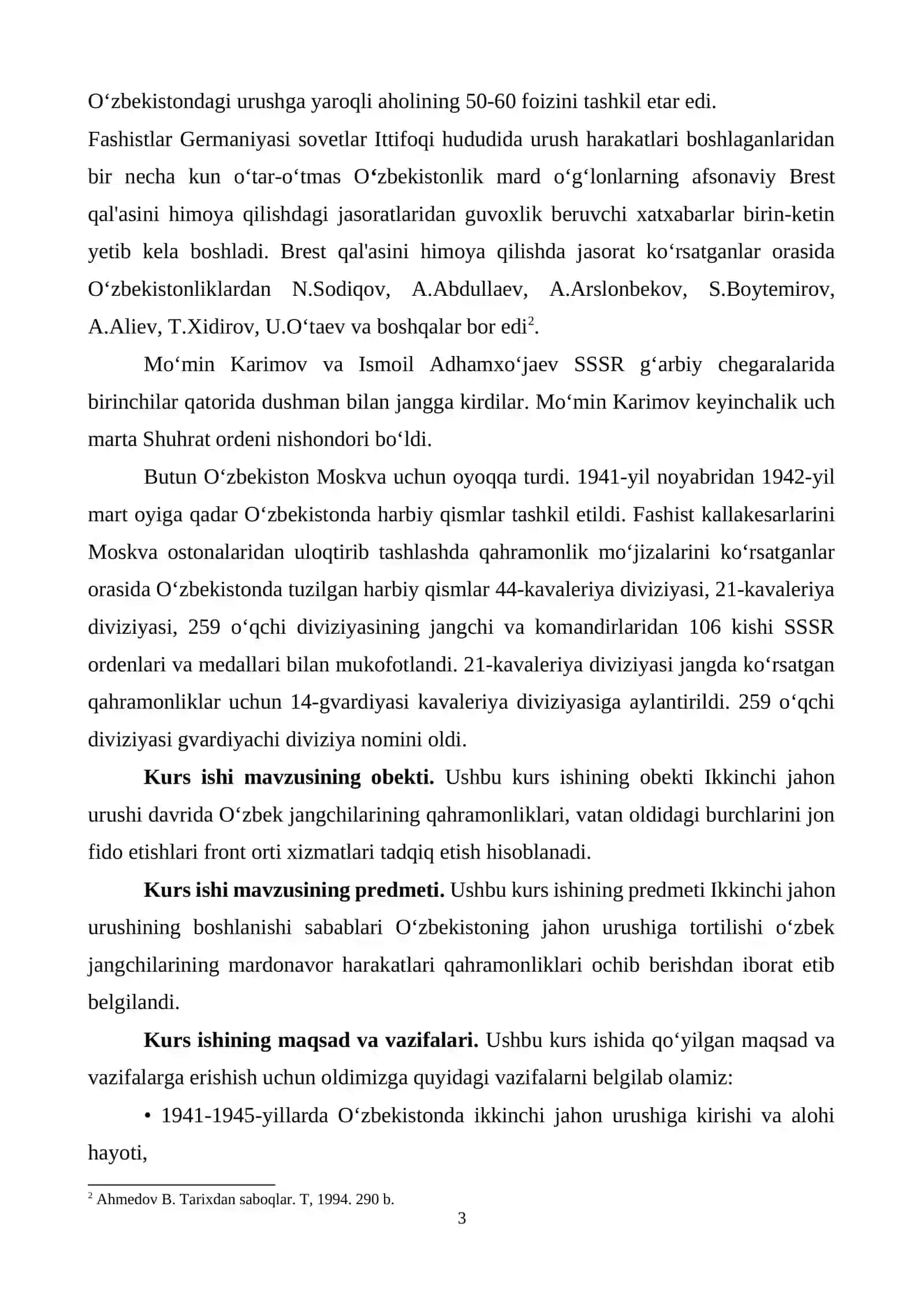 IKKINCHI JAHON URUSHINING BOSHLANISHI VA OʻZBEKISTON FRONT ORTI XIZMATI 3