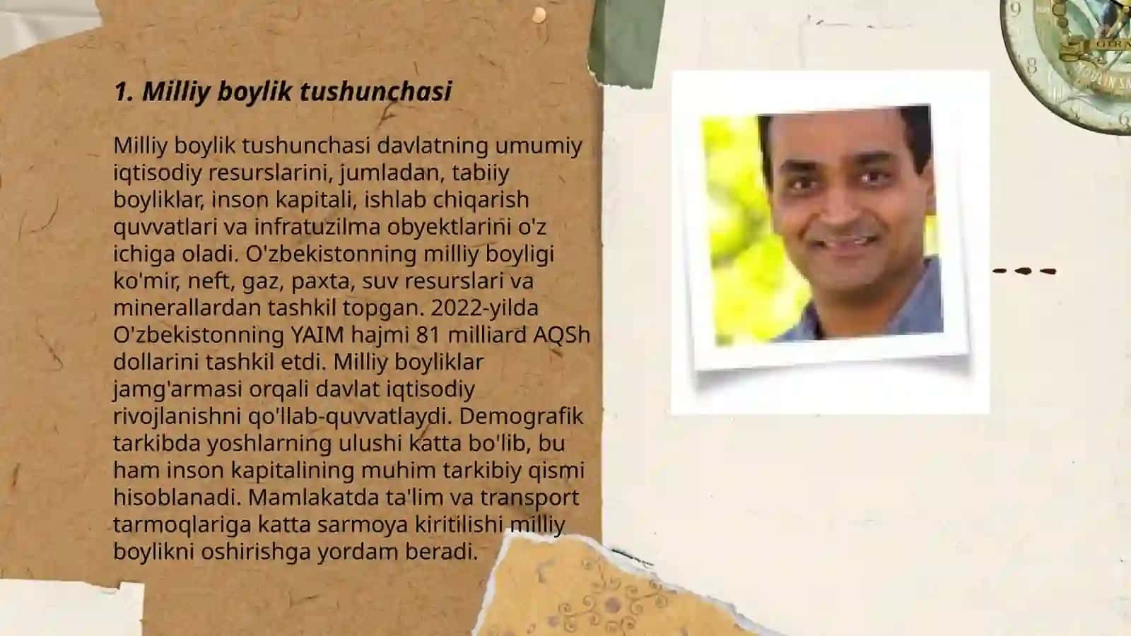 Milliy boylik. Jamgʻarmalar. Investitsiyalar 3