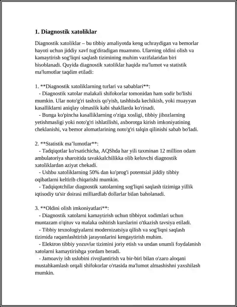 SHIFOKORNING XATOLIKLARI 3