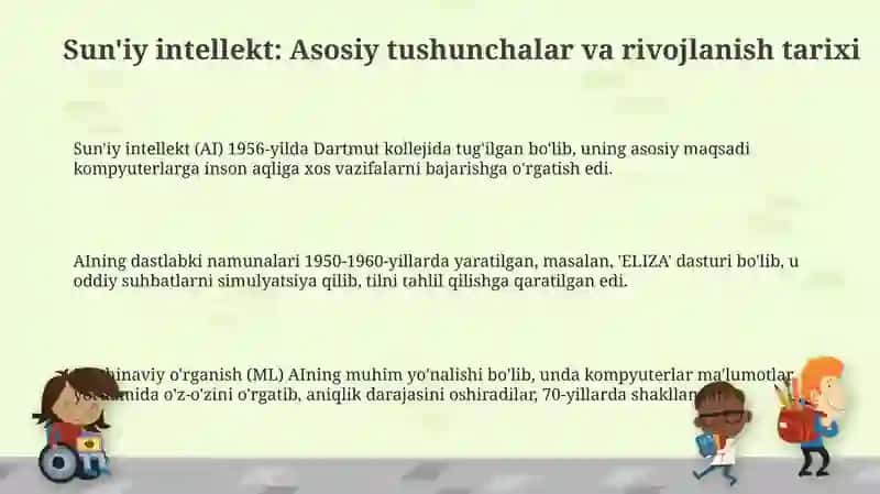 Sun'iy intellektning professional faoliyatdagi ilovalari 3
