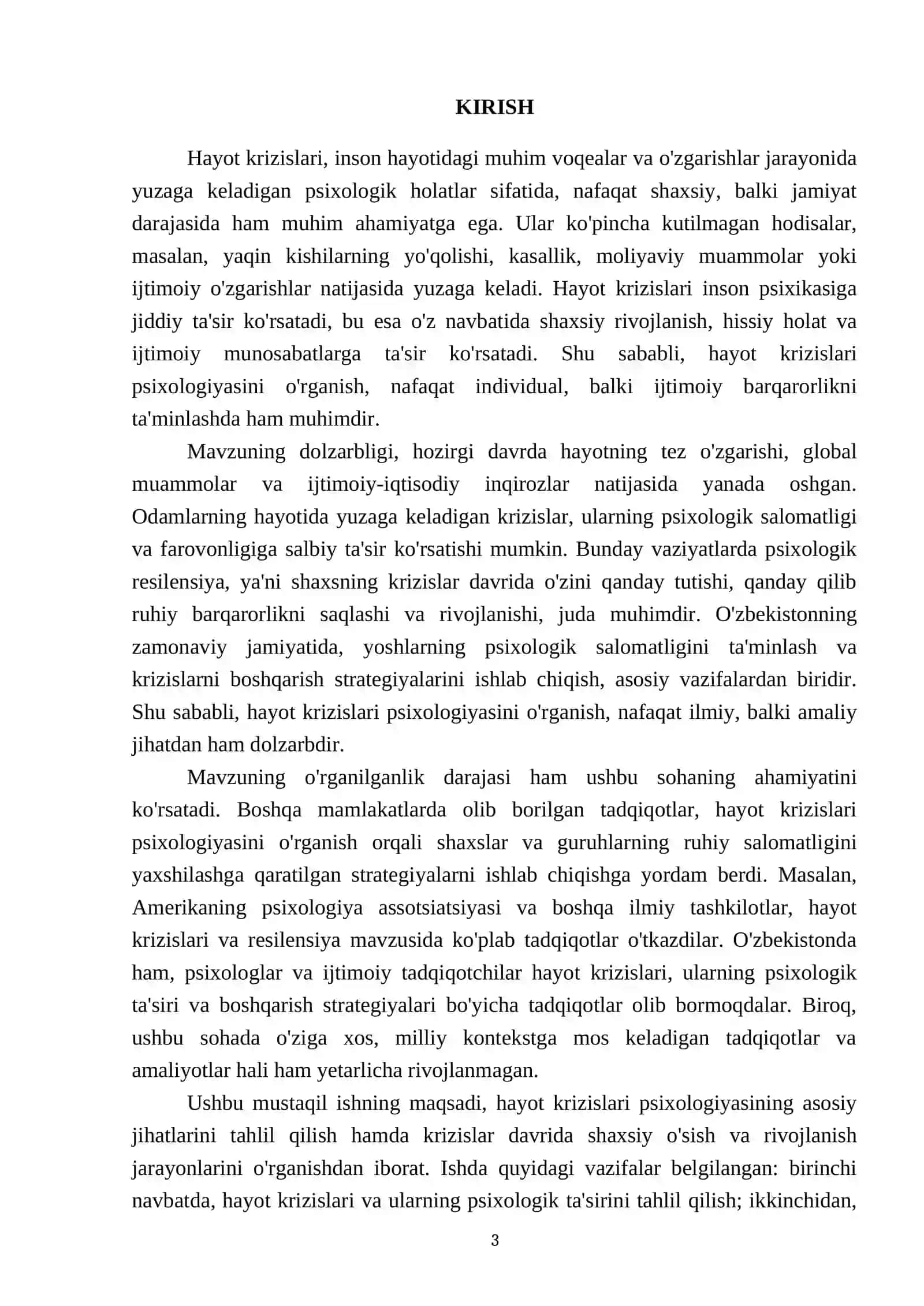 Hayot krizislari psixologiyasi 3