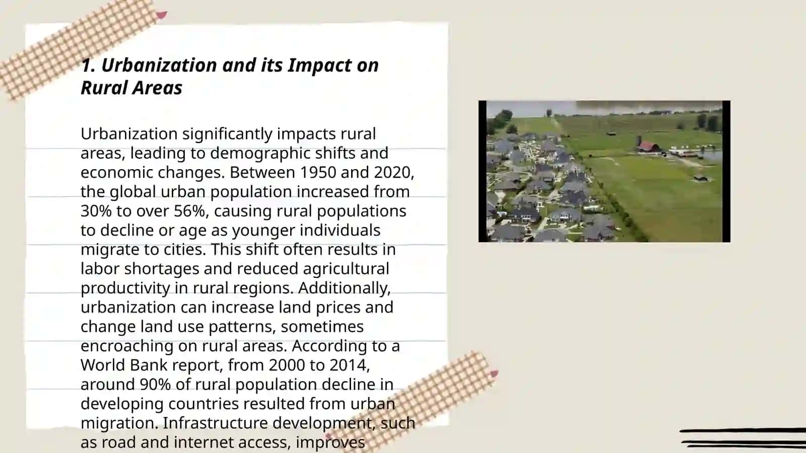 Urbanization and its Impact on Rural Areas 3