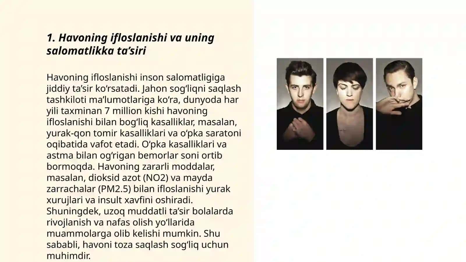 Havoning ifloslanishi va uning salomatlikka ta’siri 3