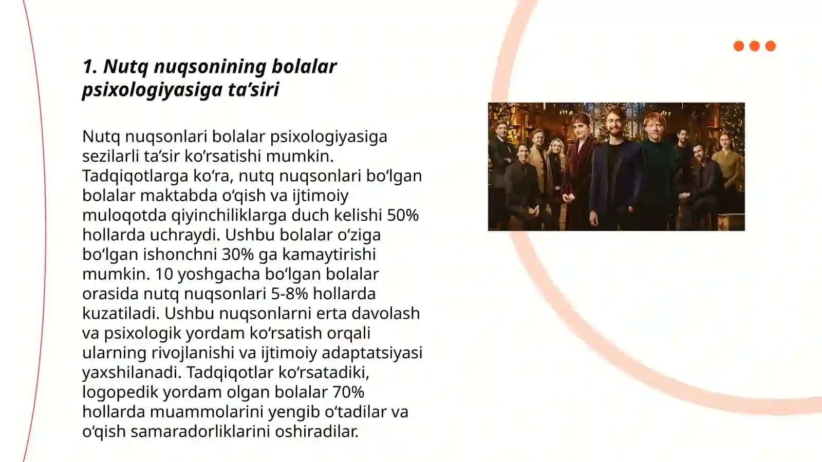 Nutq nuqsoniga ega bolalarning shaxs xususiyatlari 3