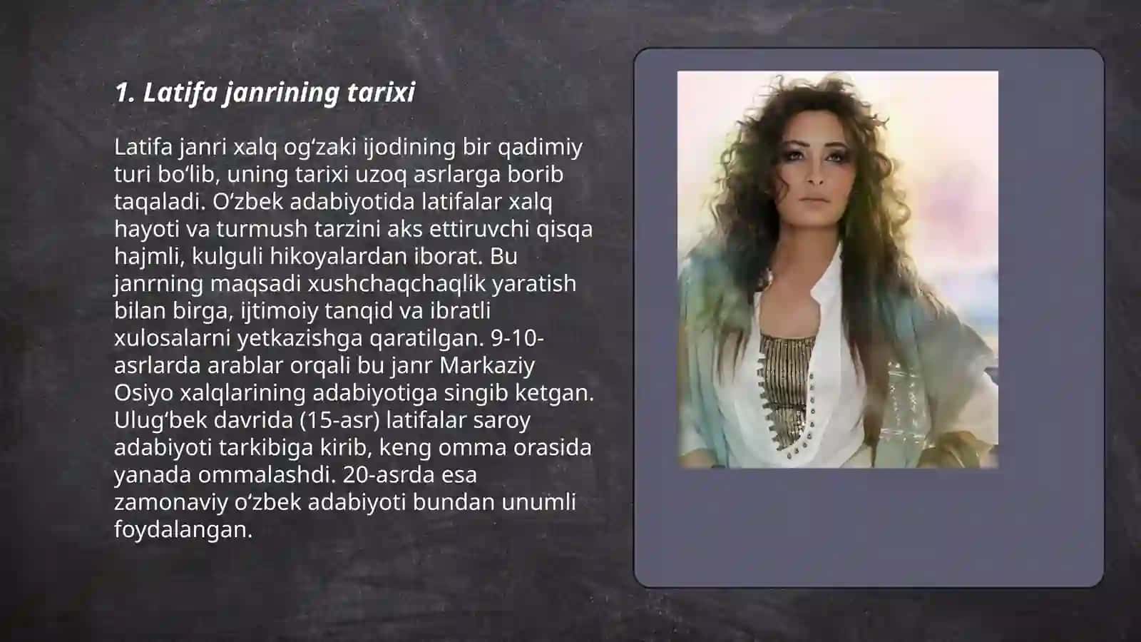 Latifa janrining tarixi 3