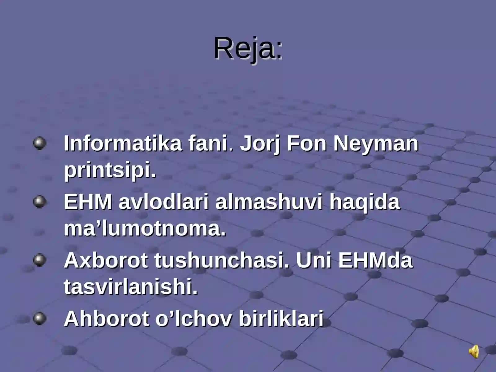 Informatika va ahborot tehnalogiy 3