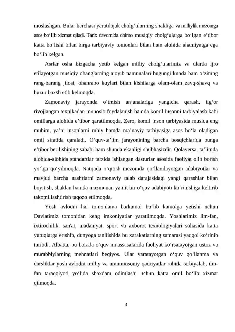 O'zbek milliy cholg'ular 3