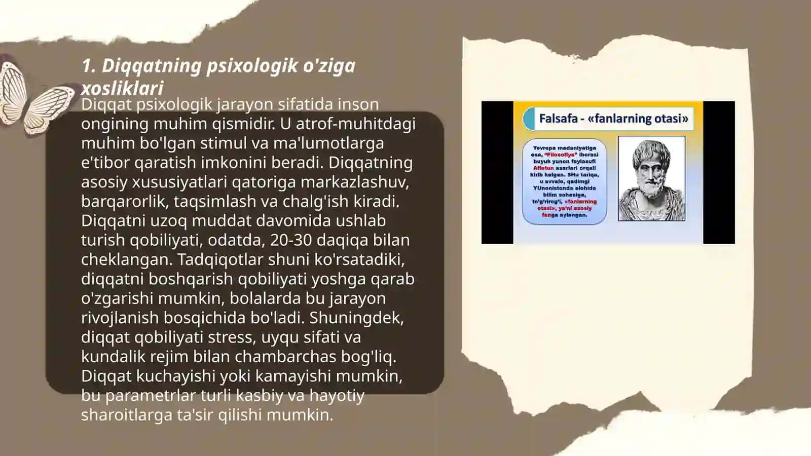 Diqqat va xotira psixik jarayon sifatida 3