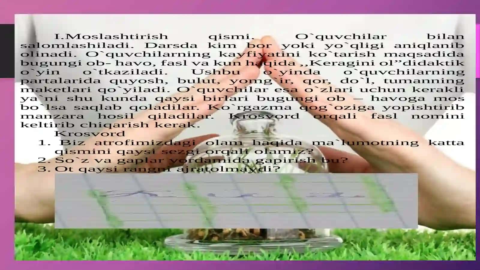 O`simliklar dunyosi 3